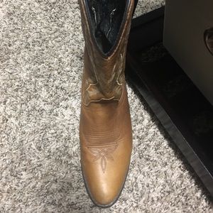 Laredo Womens Brown Leather Western Boots Size 8